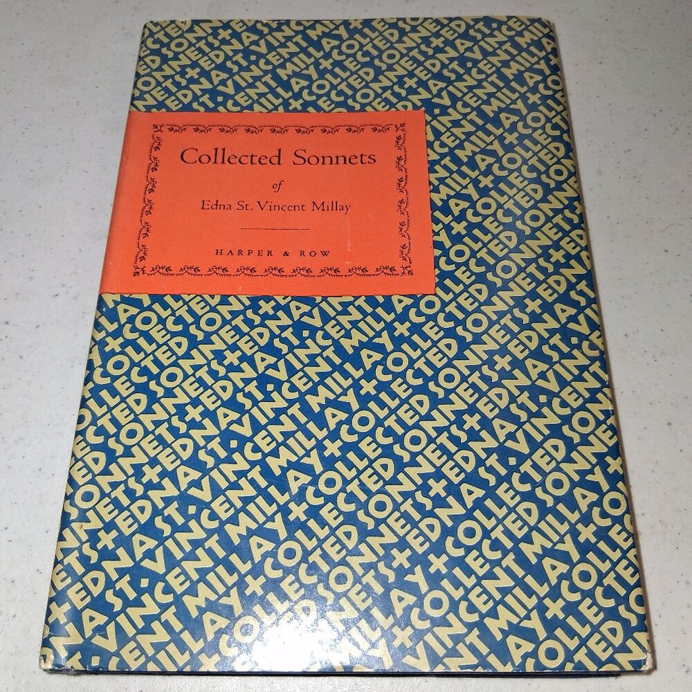 Collected Sonnets of Edna St Vincent Millay - 1941 Harper & Row Hardcover BCE